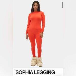 Halfdays Sophia Legging, Small, Spritz
